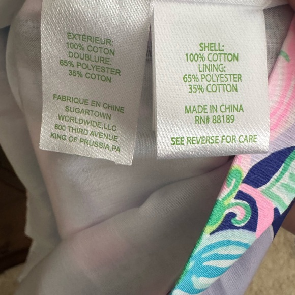 Lilly Pulitzer Mini Linnet Dress in Beak Calm Carry On NWT, $98 Retail - Picture 9 of 10